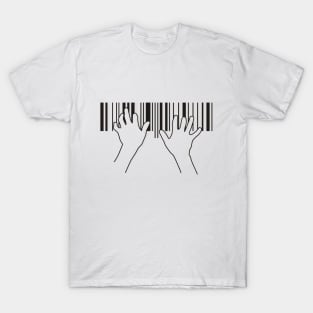 Barcode pianist T-Shirt